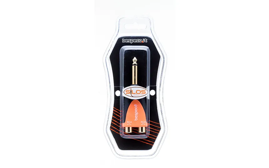 Адаптер Bespeco SLAD365, 2xRCA/3.5mm