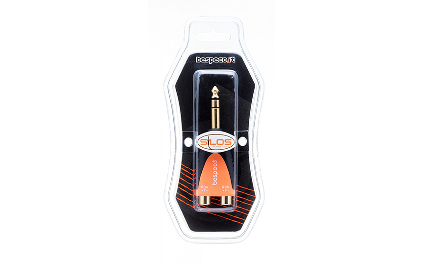 Адаптер Bespeco SLAD370, 2xRCA/6.3mm