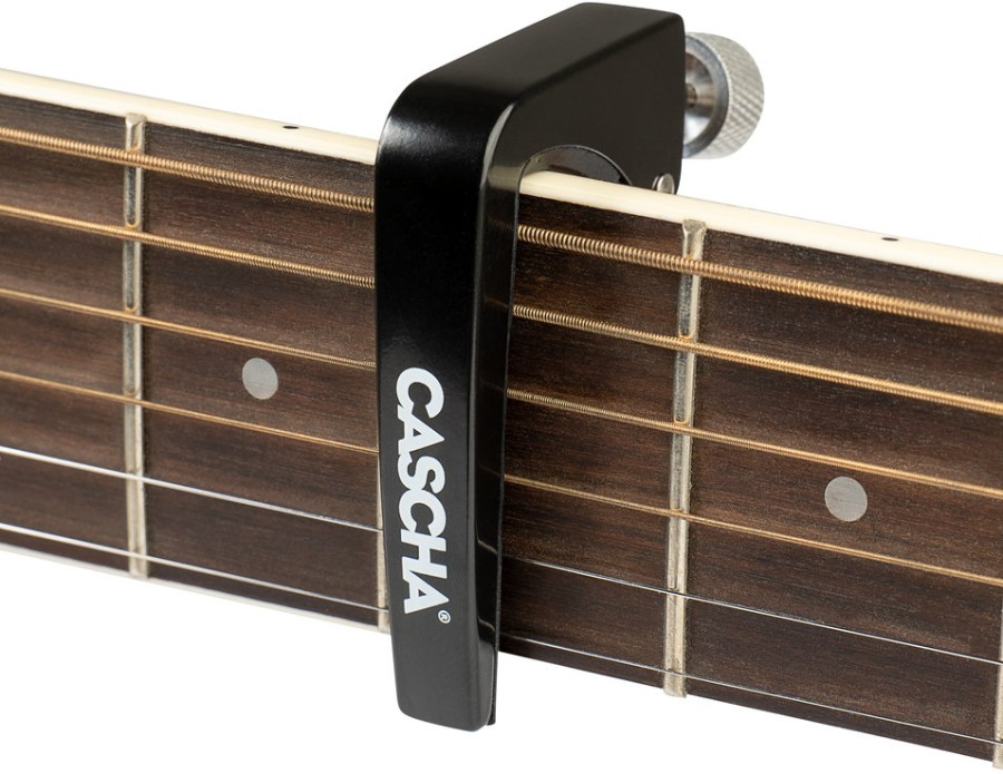 Каподастер за акустична/електрическа китара Cascha CACP2A Compact