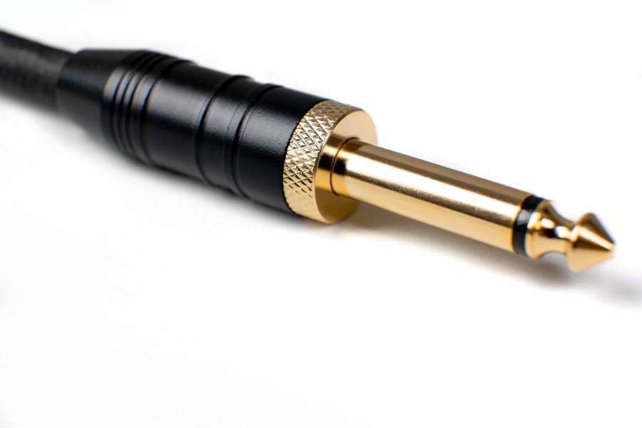 Кабел Cascha Advanced Line CCA-G2WH6, Спираловиден, Бял, 6m, 6.3mm/6.3mm