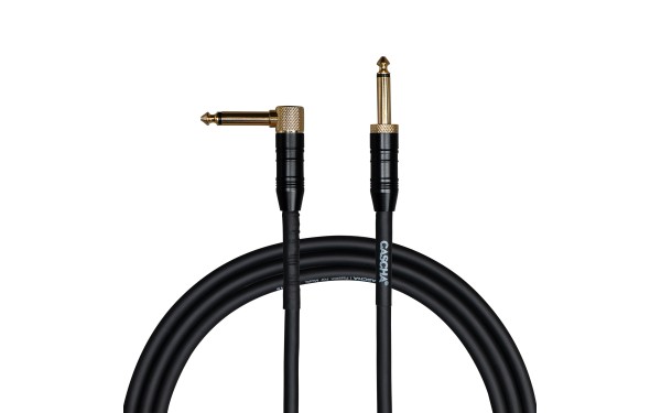 Кабел Cascha Professional Line CCP-G1ABK3, Черен, 6.3mm/6.3mm, Г-образен, 3m