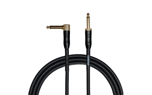 Кабел Cascha Professional Line CCP-G1ABK3, Черен, 6.3mm/6.3mm, Г-образен, 3m