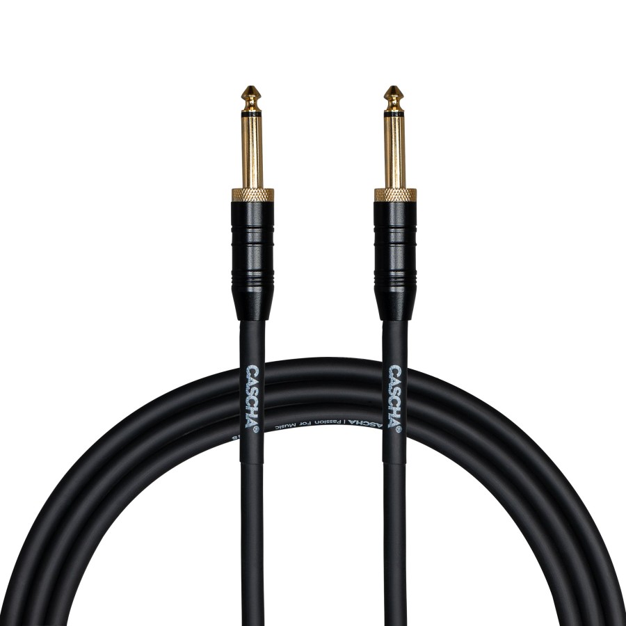 Кабел Cascha Professional Line CCP-G1SBK3, Черен, 6.3mm/6.3mm, 3m