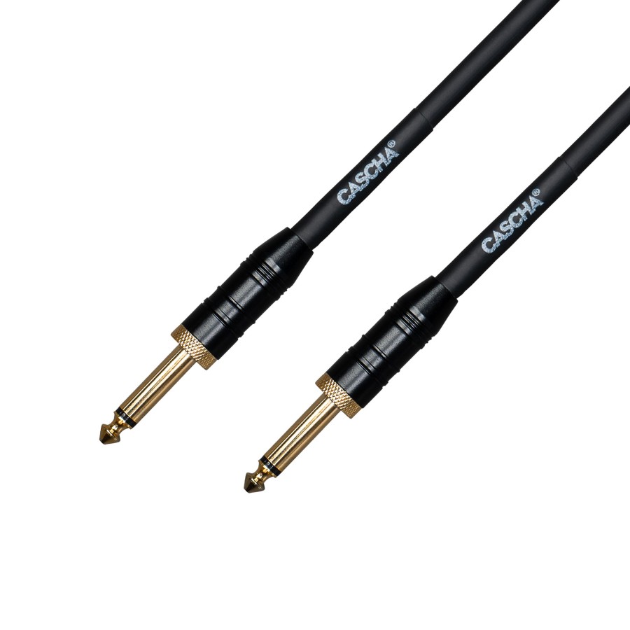 Кабел Cascha Professional Line CCP-G1SBK3, Черен, 6.3mm/6.3mm, 3m