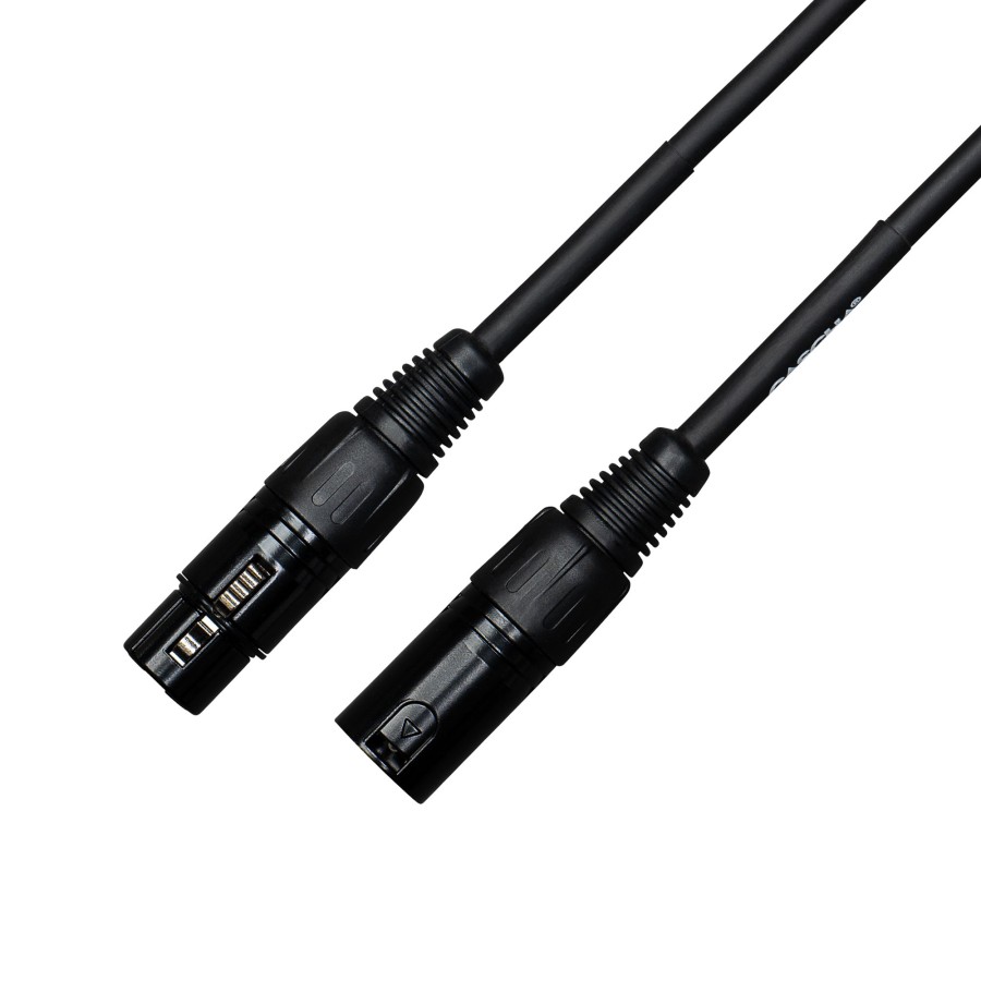 Кабел Cascha Standard Line CCS-M1BK2, Черен, XLR-F / XLR-M, 2m