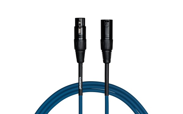 Кабел Cascha Standard Line CCS-M1BL2, Син, XLR-F / XLR-M, 2m
