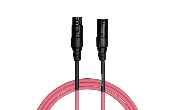 Кабел Cascha Standard Line CCS-M1PK2, Розов, XLR-F / XLR-M, 2m