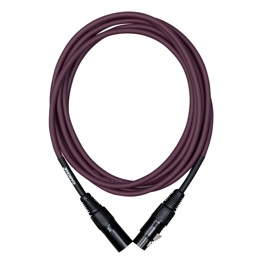 Кабел Cascha Standard Line CCS-M1PU2, Лилав, XLR-F / XLR-M, 2m