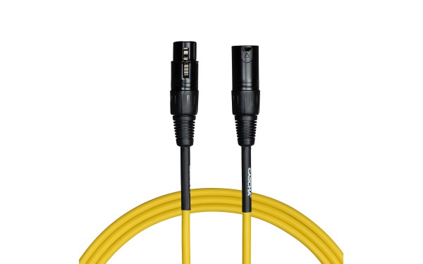 Кабел Cascha Standard Line CCS-M1YL2, Жълт, XLR-F / XLR-M, 2m