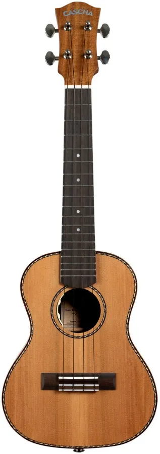 Концертно укулеле Cascha CUCCS1-EQ, Кедрово дърво, Solid Top, С електроника