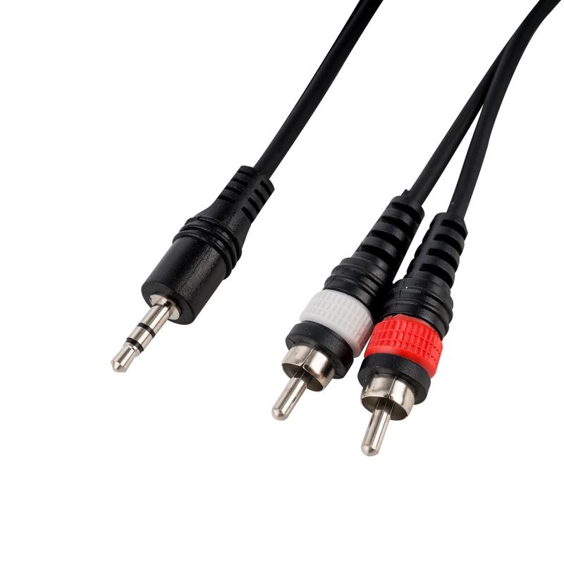 Аудио кабел Cascha HH 2097, RCA/3.5mm, 1m