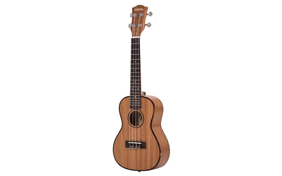 Концертно укулеле Cascha HH 2035L, Premium Mahogany, За лява ръка