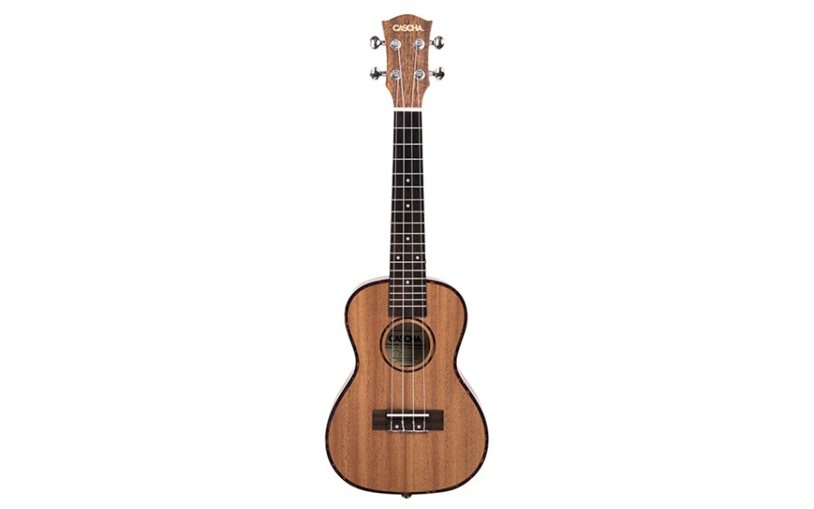 Концертно укулеле Cascha HH 2035L, Premium Mahogany, За лява ръка