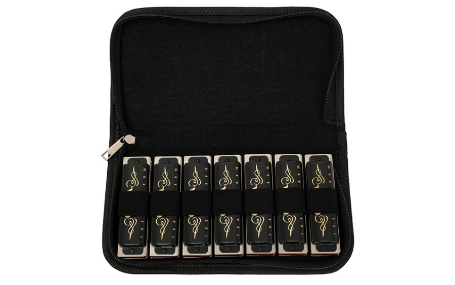 Блус хармоника Cascha HH 2224, Professional Blues, Комплект от 7бр. (C-D-E-F-G-A-Bb)