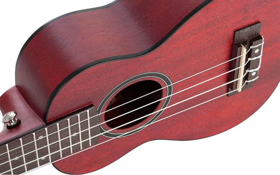 Сопрано укулеле Cascha HH 2263, Mahogany, Червено