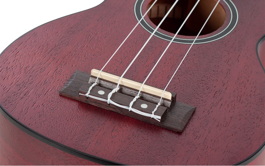 Сопрано укулеле Cascha HH 2263, Mahogany, Червено