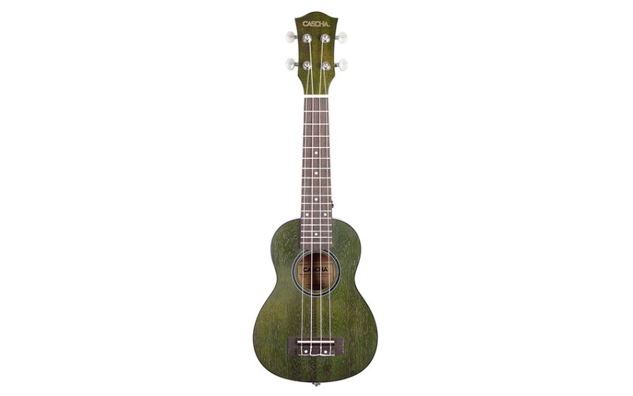 Сопрано укулеле Cascha HH 2265, Mahogany, Зелено