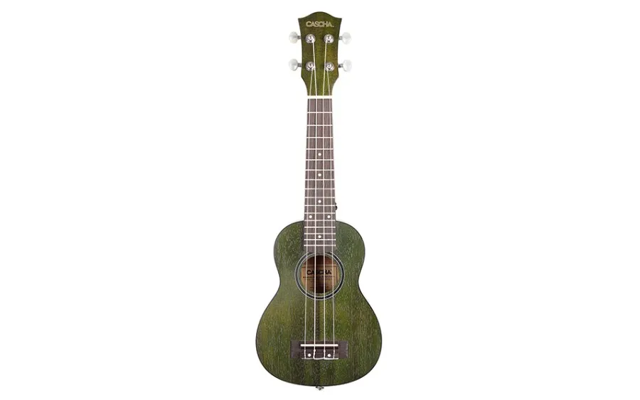 Сопрано укулеле Cascha HH 2265, Mahogany, Зелено