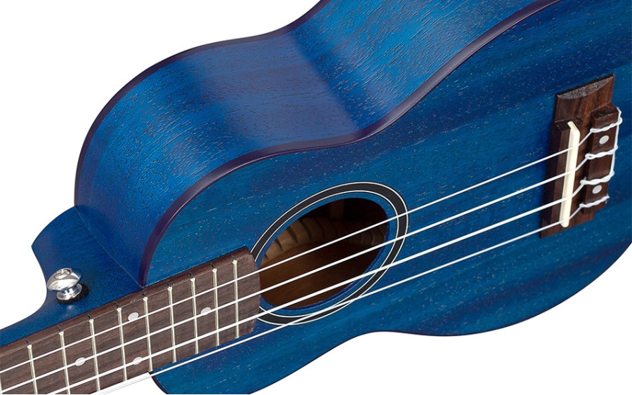 Сопрано укулеле Cascha HH 2266, Mahogany, Синьо