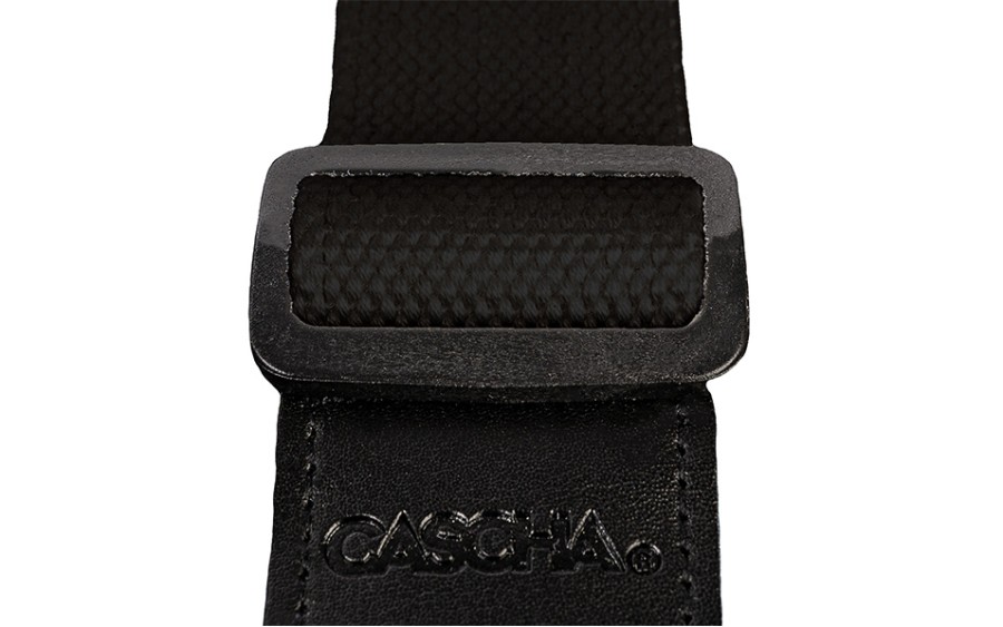 Колан за укулеле Cascha HH 2292, Памучен, Черен