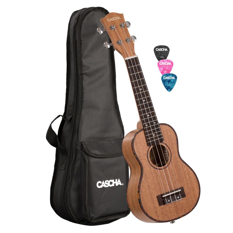 Сопрано укулеле Cascha HH 2026, Premium Mahogany