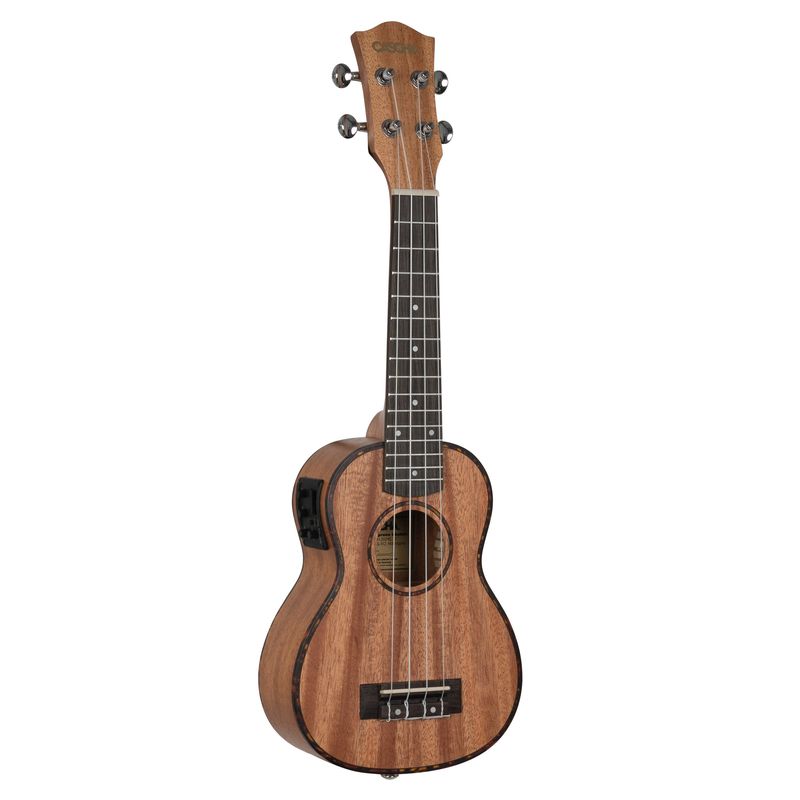 Сопрано укулеле Cascha HH 2026E, Premium Mahogany, С вградена електроника