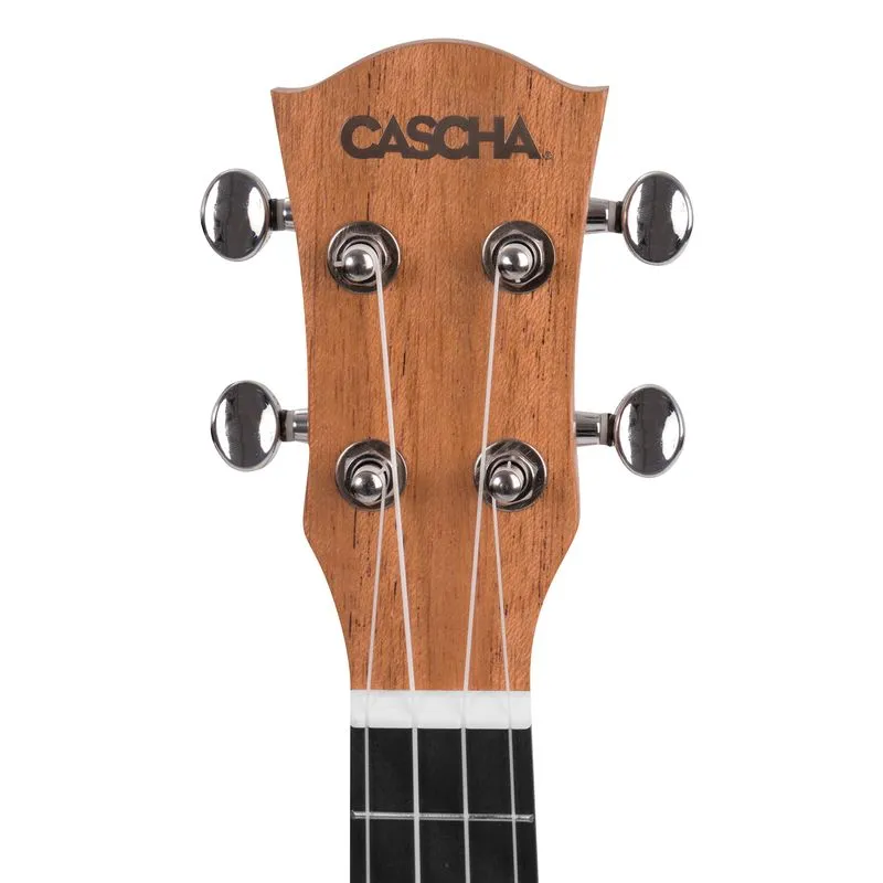 Сопрано укулеле Cascha HH 2026E, Premium Mahogany, С вградена електроника