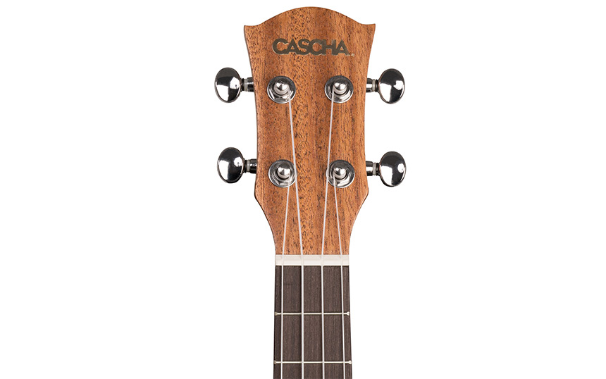 Тенор укулеле Cascha HH 2048E, Premium Mahogany, С вградена електроника