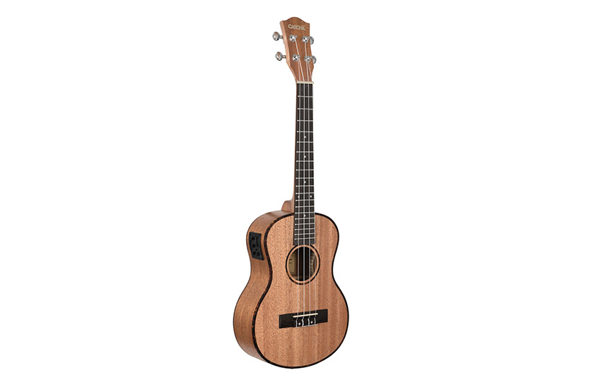 Тенор укулеле Cascha HH 2048E, Premium Mahogany, С вградена електроника