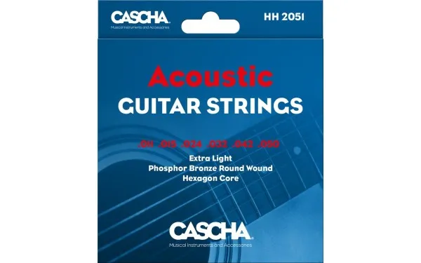 Струни за акустична китара Cascha HH 2051, 11-50