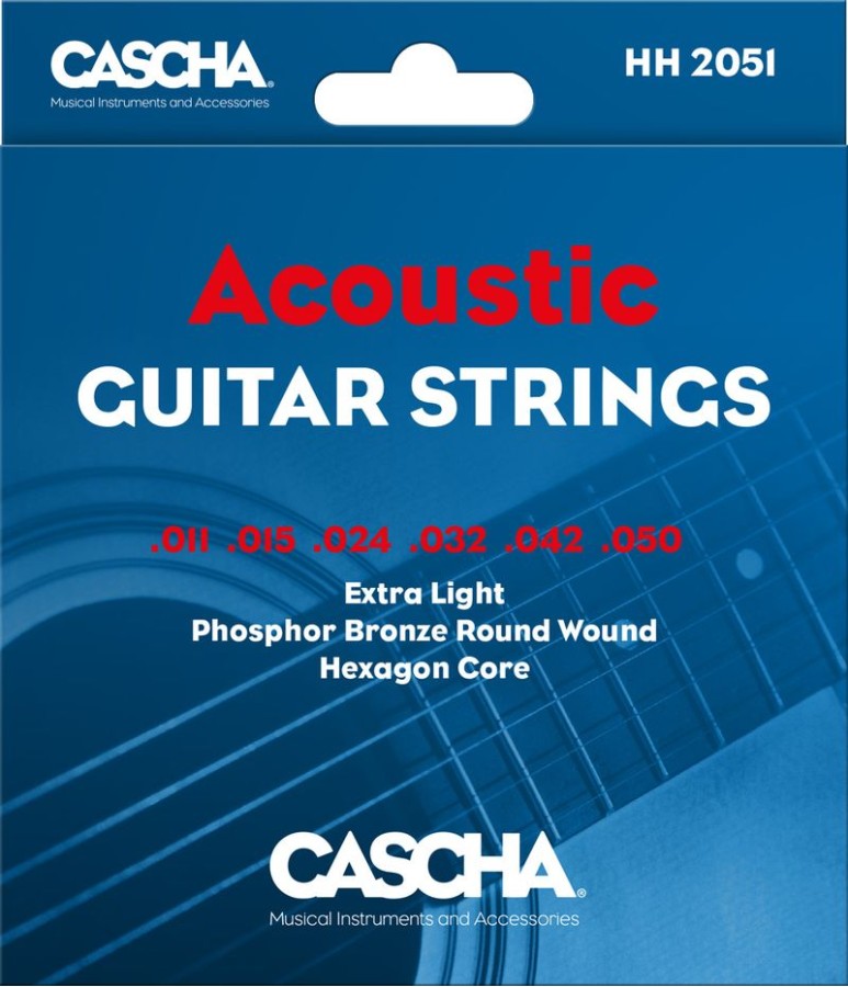 Струни за акустична китара Cascha HH 2051, 11-50