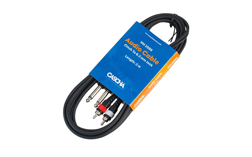 Aудио кабел Cascha HH 2095, RCA/6.3mm, 3m