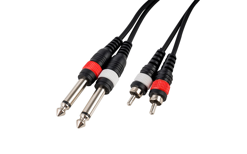 Aудио кабел Cascha HH 2095, RCA/6.3mm, 3m