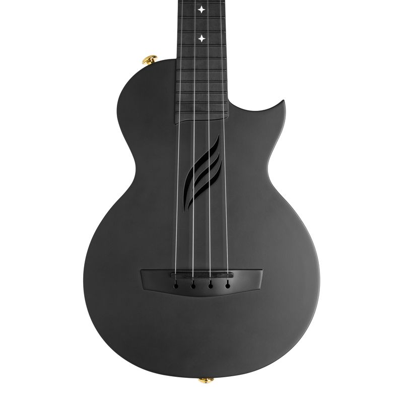 Концертно укулеле Cascha HH 2058, Карбон, Черно