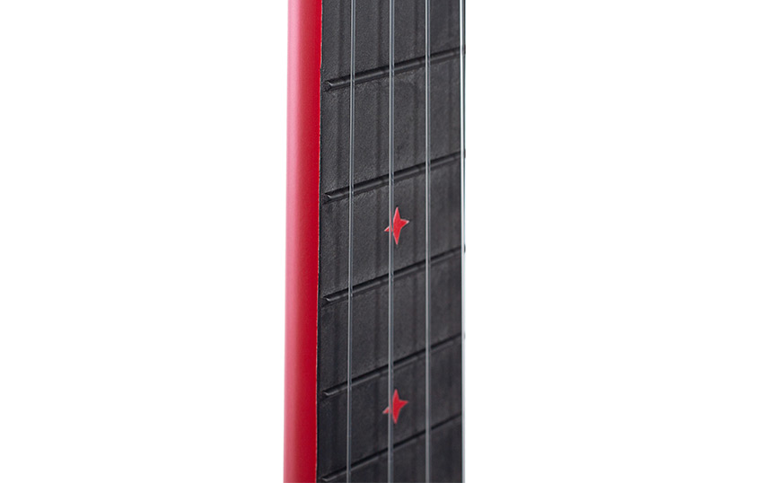 Концертно укулеле Cascha HH 2080, Карбон, Червено