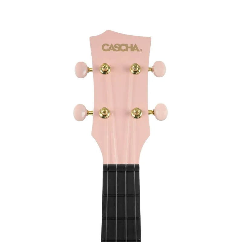Концертно укулеле Cascha HH 2088, Карбон, Розово