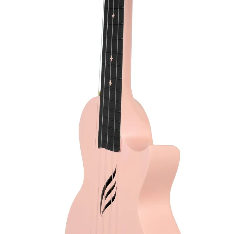 Концертно укулеле Cascha HH 2088, Карбон, Розово
