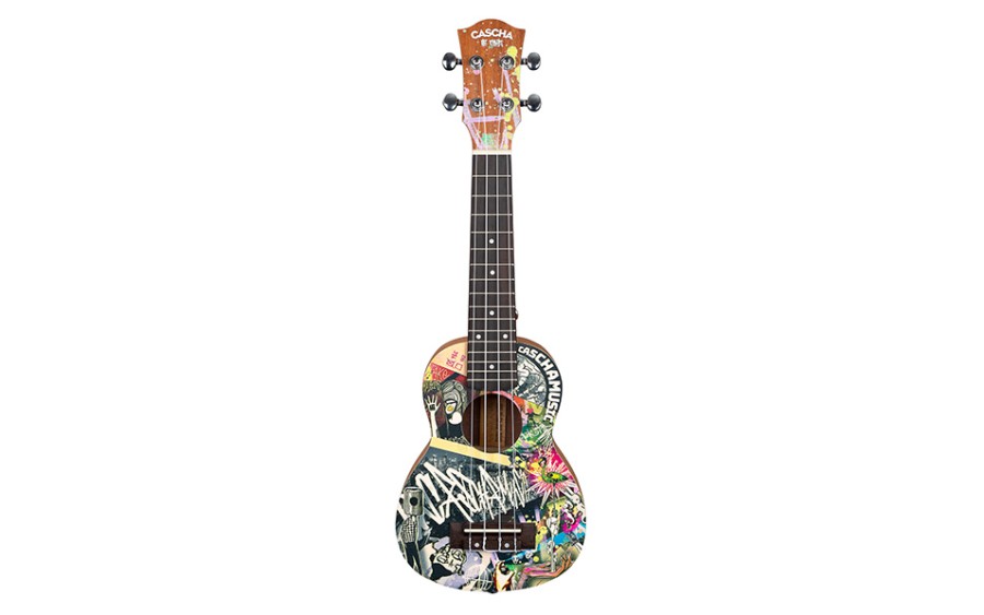 Сопрано укулеле Cascha HH 2600, Art Series, Urban
