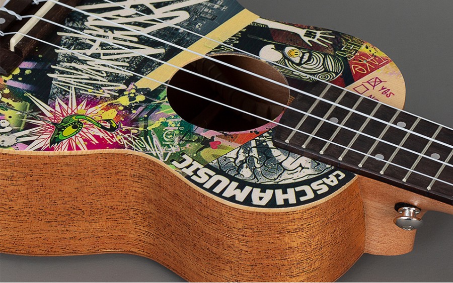 Сопрано укулеле Cascha HH 2600, Art Series, Urban