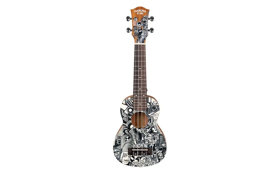 Сопрано укулеле Cascha HH2601, Art Series, Sketch