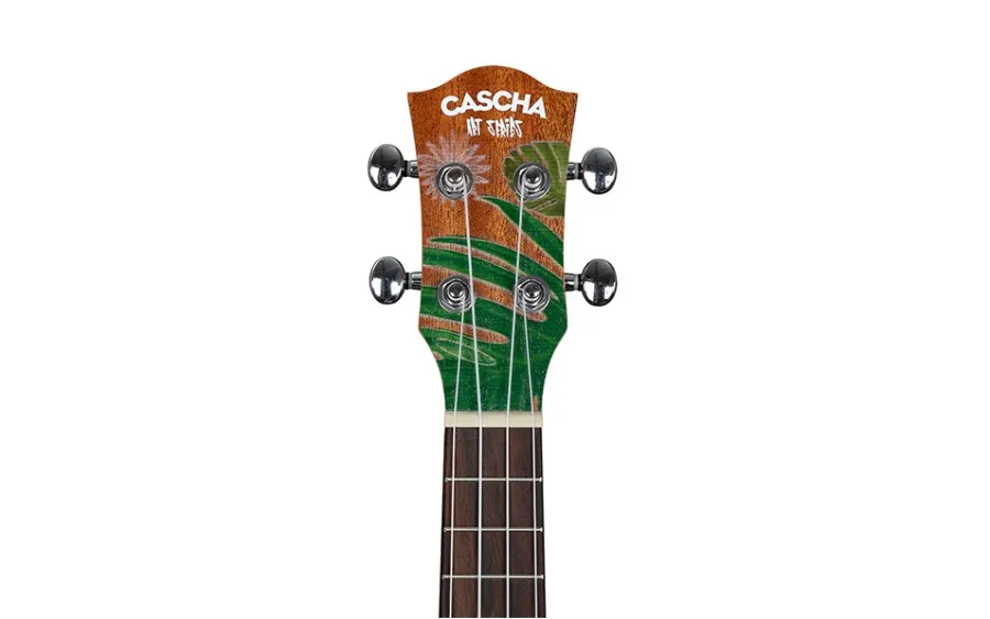 Сопрано укулеле Cascha HH 2602, Art Series, Leafy