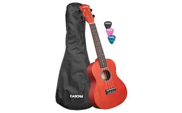 Концертно укулеле Cascha CUC102, Червено