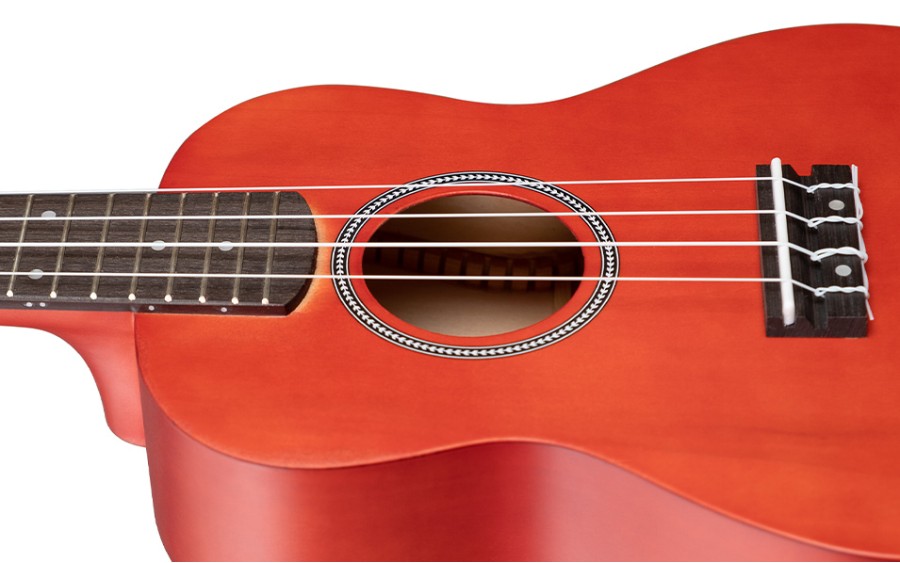 Концертно укулеле Cascha CUC102, Червено