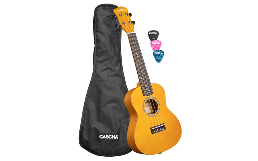 Концертно укулеле Cascha CUC105, Жълто