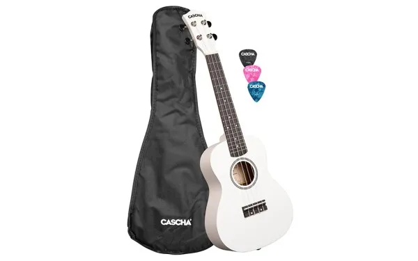 Концертно укулеле Cascha CUC106, Бяло
