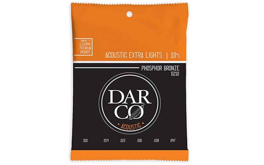 Струни за акустична китара Darco D210, Phosphor Bronze, 10-47