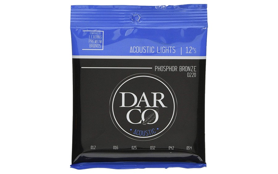 Darco D220, Струни за акустична китара 12-54, Phosphor Bronze