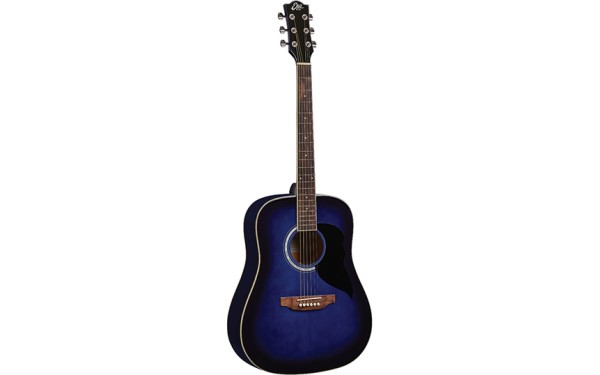 Eko Ranger 6 Blue Sunburst-акустична китара - син сънбърст
