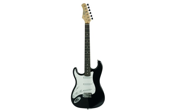 Eko S-300 LH Black Left Handed - електрическа китара за лява ръка - черна