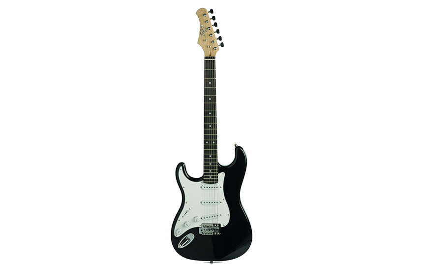 Eko S-300 LH Black Left Handed - електрическа китара за лява ръка - черна